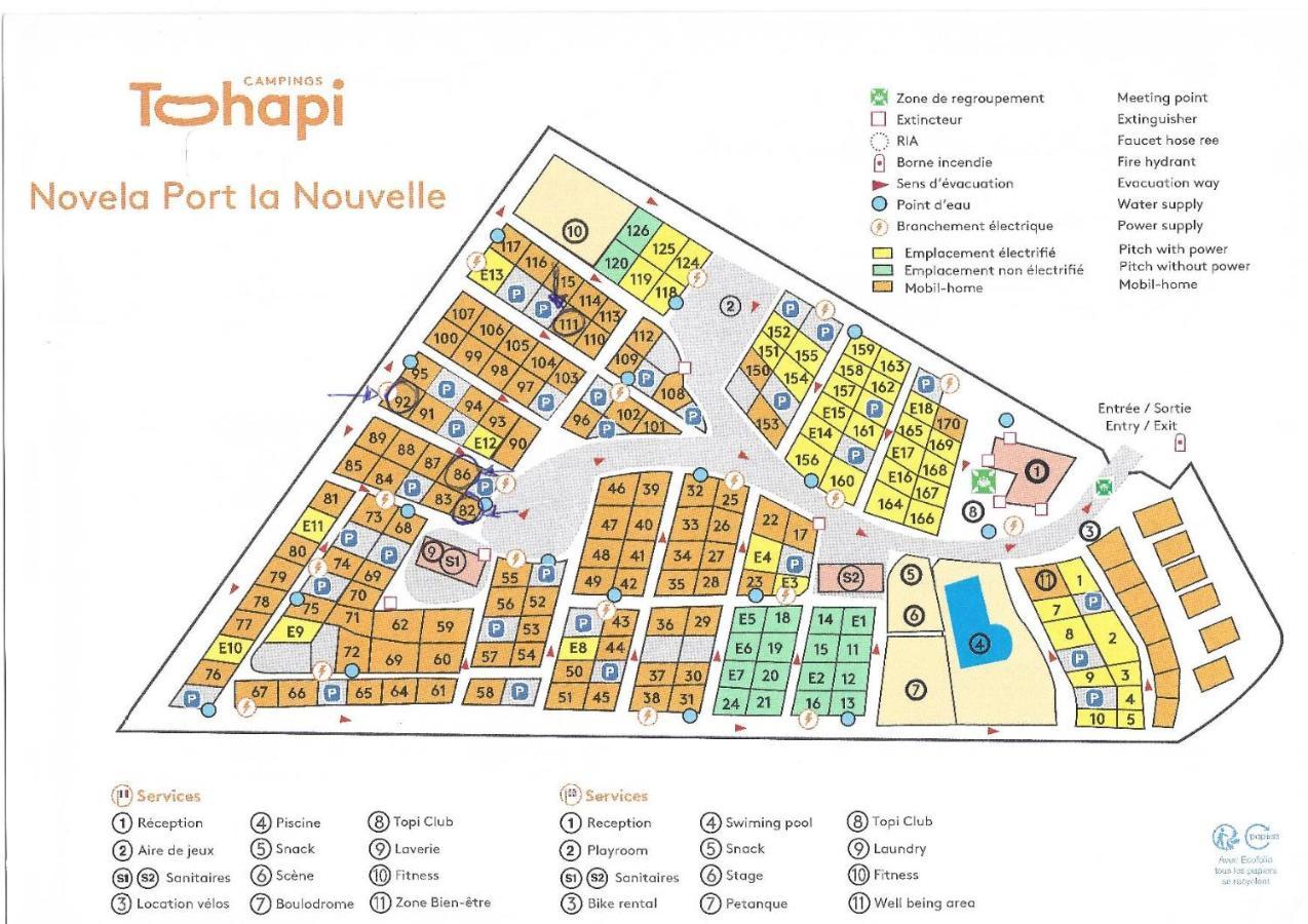 Mobil Home 4-5 Personnes Port La Nouvelle מראה חיצוני תמונה